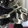 Badaboum Cuill Re Caf Plastique En Argent Inox X 50 Pi Ces