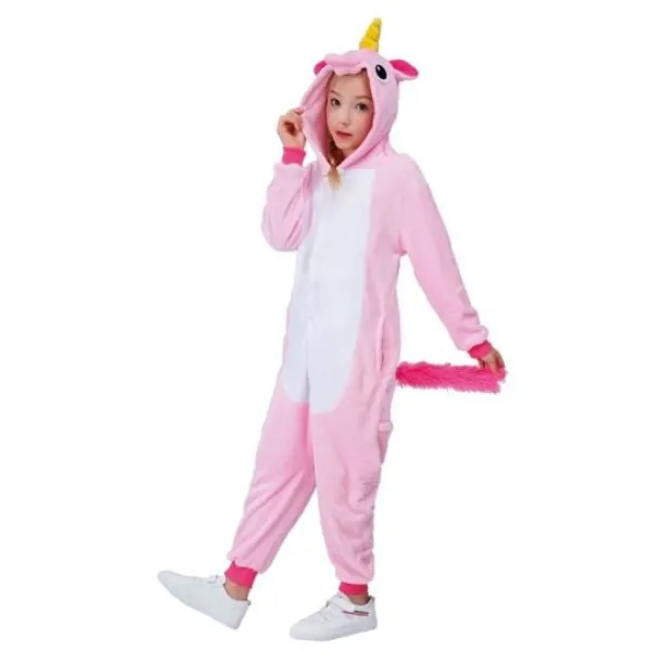 Hot D Guisement Enfant Kigurimi Licorne Rose 5/6 Ans Theme Licorne