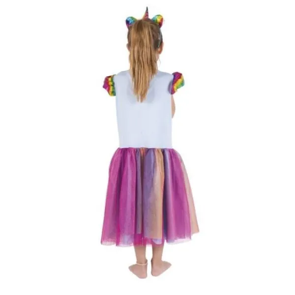 D Guisement Enfant Licorne Arc En Ciel 7/9 Ans Theme Licorne