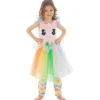 Hot D Guisement Enfant Licorne Arc En Ciel 3/4 Ans Theme Licorne