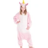 Hot D Guisement Kigurumi Licorne Rose 140Cm Theme Licorne