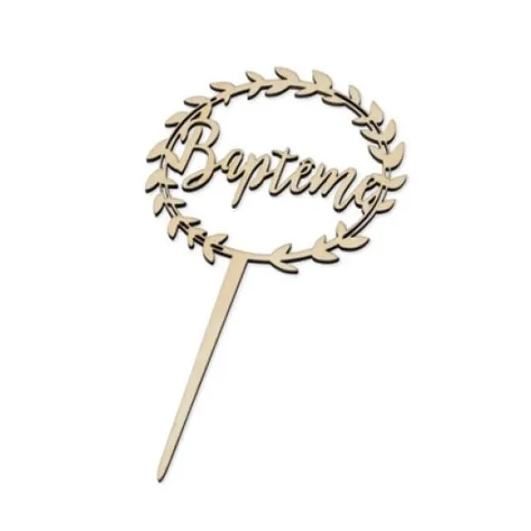 New Deco Centre De Table Bapt Me Bois Theme Bapteme