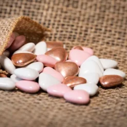 Badaboum Drag Es Coeur Chocolat Assorti Blanc Rose Et Rose Gold X 500Gr