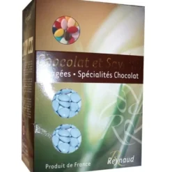 Badaboum Drag Es Coeur Chocolat Bleu Ciel 500 Gr