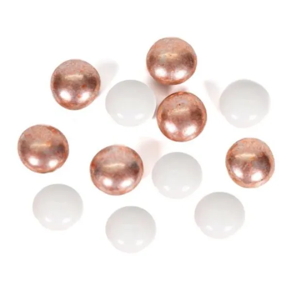 Badaboum Dragees Au Chocolat Confetti Blanc Et Rose Gold