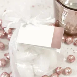 Badaboum Etiquette Drag Es Bord M Tallis Rose Gold X 6 Pi Ces