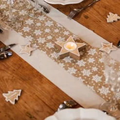Badaboum Etoile En Bois Pour Decoration De Table Mariage X 6 Pi Ces