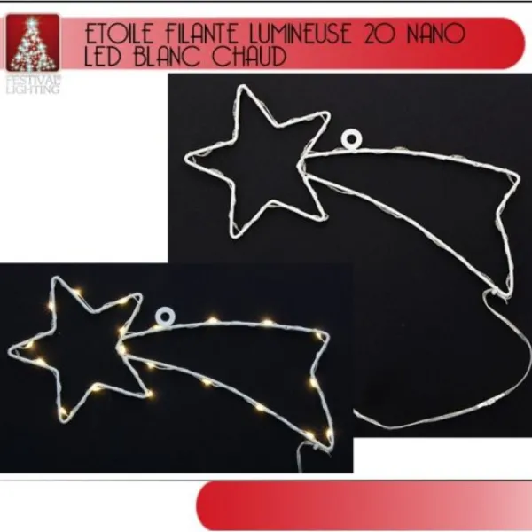 Badaboum Etoile Lumineuse Filante Pour Fenetre