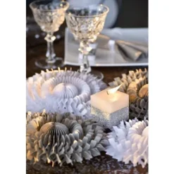 Online Eventail Dentelle Orange 20Cm X 2 Pi Ces Theme Dentelle