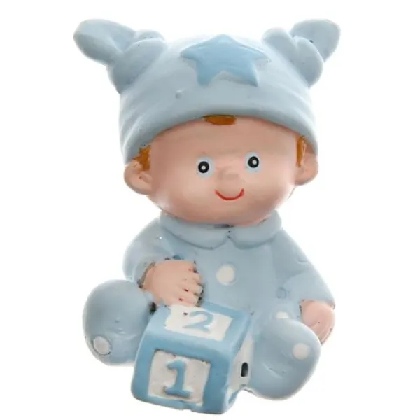 Clearance Figurine Bapt Me Gar On Bleu Ciel X 2 Pi Ces Theme Bapteme