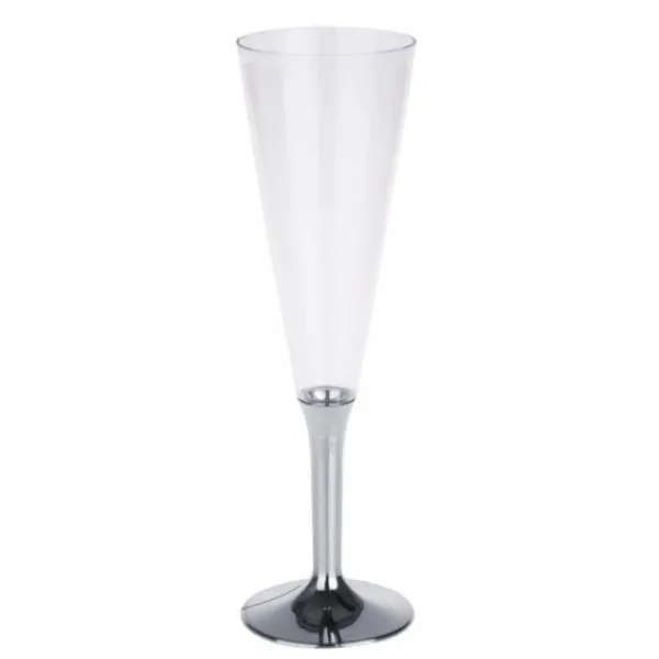 Badaboum Fl Te Champagne Plastique Argent Chrome X 20