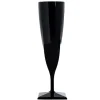 Best Fl Te Champagne Plastique Nacr Noir X 4 Pi Ces Theme Cinema
