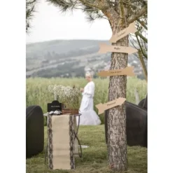 Badaboum Fleche Signaletique Mariage Kraft