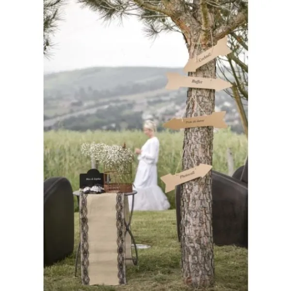 Badaboum Fleche Signaletique Mariage Kraft