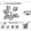 Badaboum Fleur Papillon Blanc Suspendre Pour Sapin De Noel Outlet