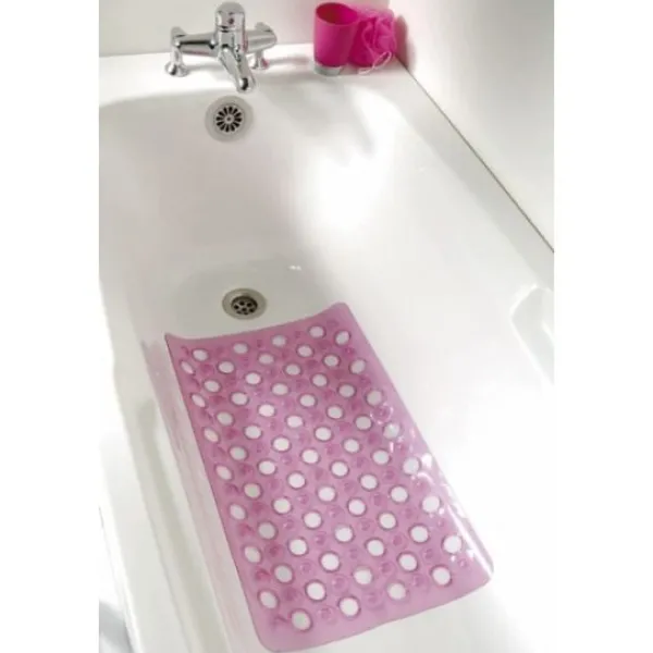 Badaboum Fond De Baignoire 60 X 38 Cm Fuchsia Coeur