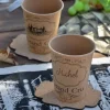 Badaboum Gobelet En Carton Viticole Kraft X 10 Pi Ces