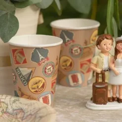 Badaboum Gobelet Jetable En Carton Voyage X 10 Pi Ces