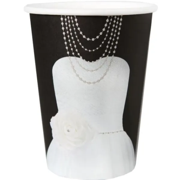 Badaboum Gobelet Mariage En Carton Robe De Mari E X 10 Pi Ces