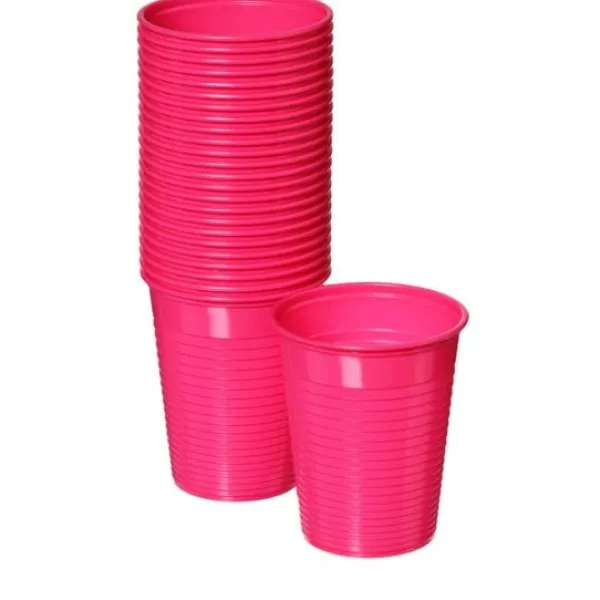 Sale Gobelet Plastique R Utilisable Fuchsia X 30 Pi Ces Theme Eco-Responsable