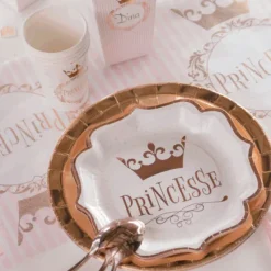 Gobelets En Carton Anniversaire Princesse 27 Cl X10 Pi Ces Theme Deco Princesse
