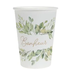 Badaboum Gobelets En Carton O Bonheur 27Cl X10 Pi Ces