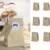 Badaboum Grand Sac Cadeau Kraft Woodland X 6 Pi Ces