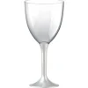 Badaboum Grand Verre Eau Plastique Nacr Blanc X 20