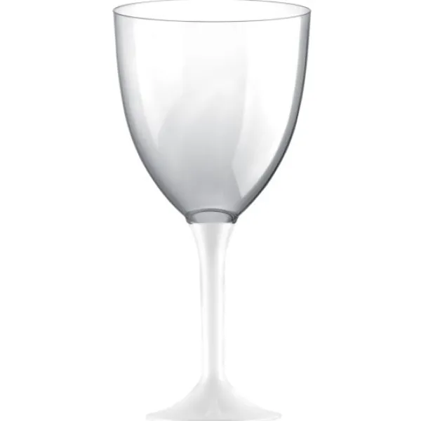 Outlet Grand Verre Eau Plastique Blanc X 20 Theme Cinema