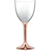 Badaboum Grand Verre Eau Plastique Rose Gold Chrome X 20