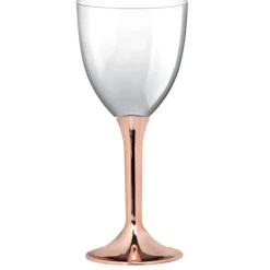 Badaboum Grand Verre Eau Plastique Rose Gold Chrome X 20