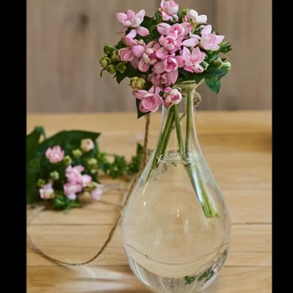 Clearance Grande Bouteille En Verre Avec Ficelle De Jute Theme Jute