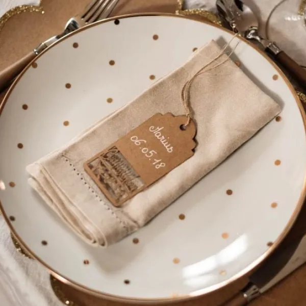 Discount Grande Etiquette Communion Kraft X 20 Pi Ces Theme Communion