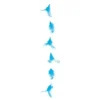 Badaboum Grande Guirlande De Plume Turquoise Verticale