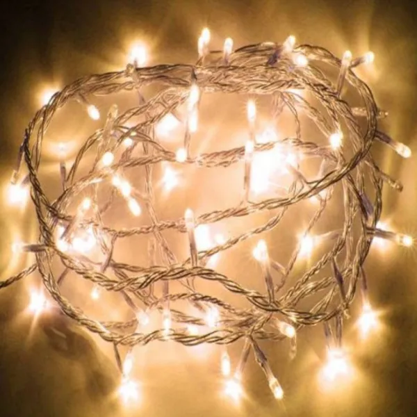 Badaboum Guirlande Clignotante & Electrique 80 Led Blanc Chaud