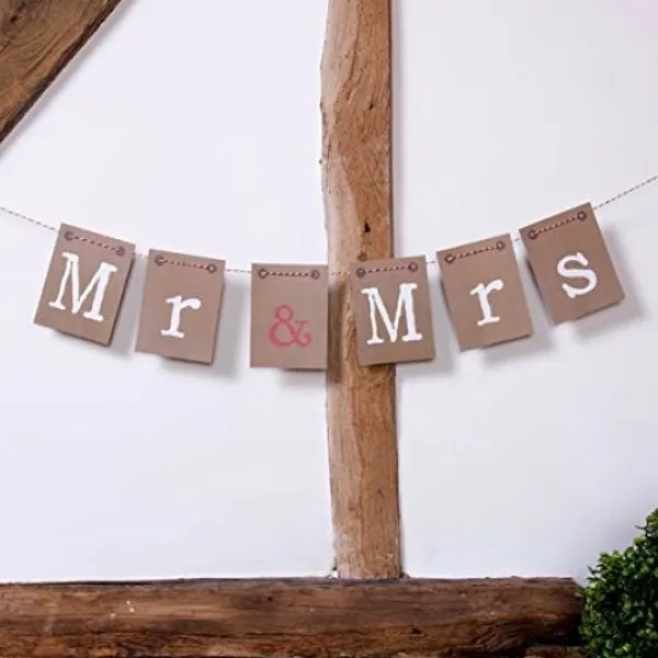 Badaboum Guirlande De Decoration Mr & Mrs