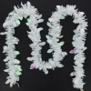 Badaboum Guirlande De Noel Feuille De Houx Blanc