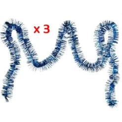 Badaboum Guirlande De Noel Pas Cher Bleu X 3 Pi Ces Hot