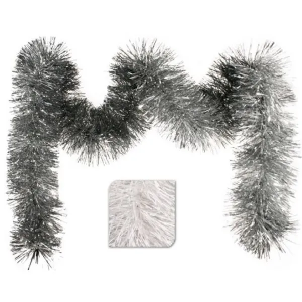 Badaboum Guirlande De Noel Pour Sapin Blanc Argent Best