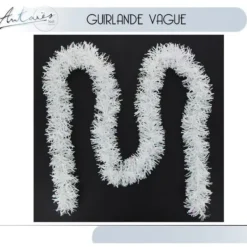 Badaboum Guirlande De Noel Vague Blanc