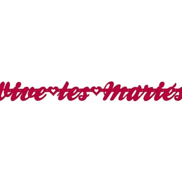 Badaboum Guirlande Deco Mariage Vive Les Mari S