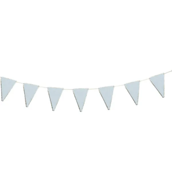 Outlet Guirlande Fanions Festonn E Bleu Pastel 3M Theme Deco Pastel