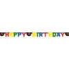 Discount Guirlande Happy Birthday Noir Theme Joyeux Anniversaire