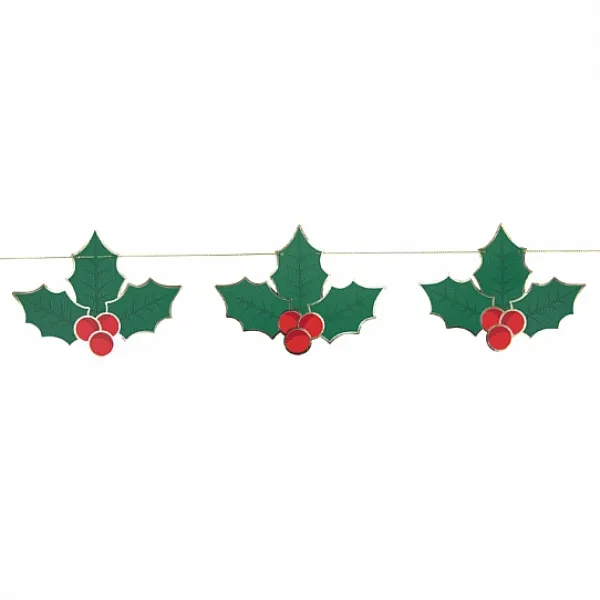 Badaboum Guirlande Houx De Noel 3 M Tres New