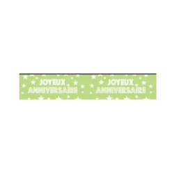Best Guirlande Joyeux Anniversaire Vert Anis Theme Joyeux Anniversaire