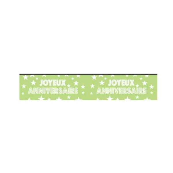 Best Guirlande Joyeux Anniversaire Vert Anis Theme Joyeux Anniversaire