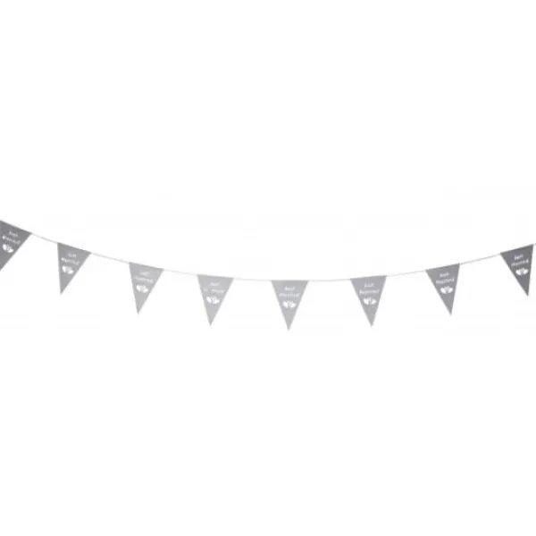 Badaboum Guirlande Just Married Blanc