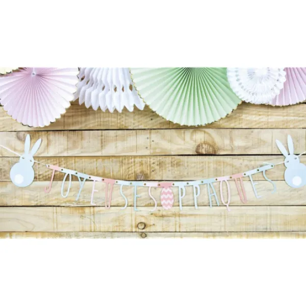 Guirlande Lettres Pastel Joyeuses P Ques 1.60M Theme Deco Pastel