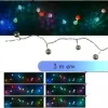 Badaboum Guirlande Lumineuse 20 Led Avec Boule M Tal Argent E Clearance