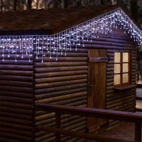 Badaboum Guirlande Lumineuse Stalactite Extérieur 360 Led Blanc Online